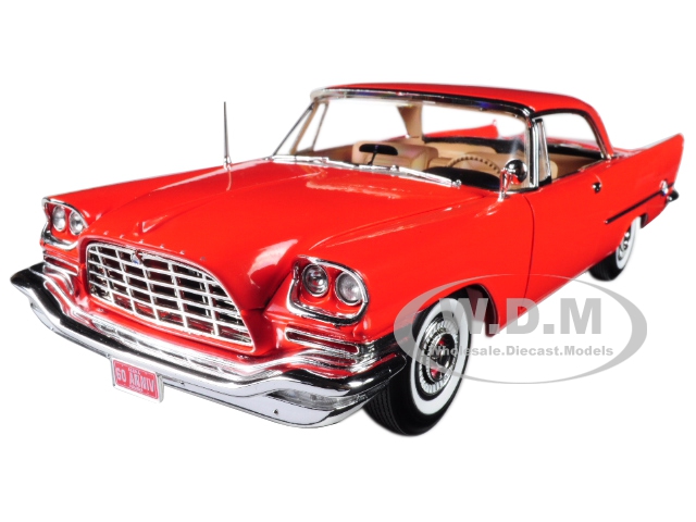1957 Chrysler 300c Hemi Gauguin Red 60th Anniversary Limited Edition To 1002pc 1/18 Diecast Model Car By Autoworld