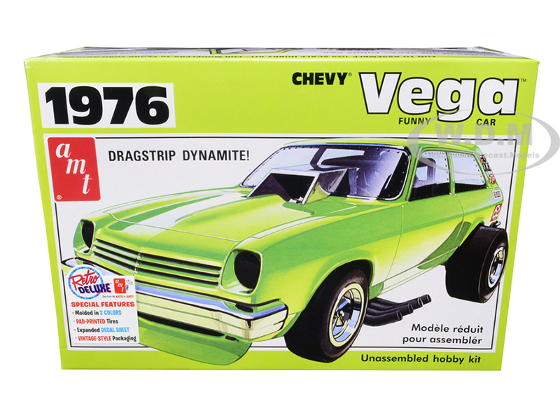 Skill 2 Model Kit 1976 Chevrolet Vega Funny Car 1/25 Scale Model By AMT