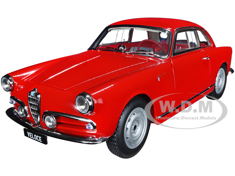 Alfa Romeo Giulietta Sprint Veloce Red 1/18 Diecast Model Car by Kyosho