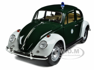 1967 Volkswagen Beetle Kafer Stuttgart Germany Police Car 1/18 Diecast Model Car By Greenlight