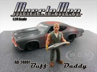 Musclemen Buff Daddy Figure For 124 Diecast Model Car By American Diorama
