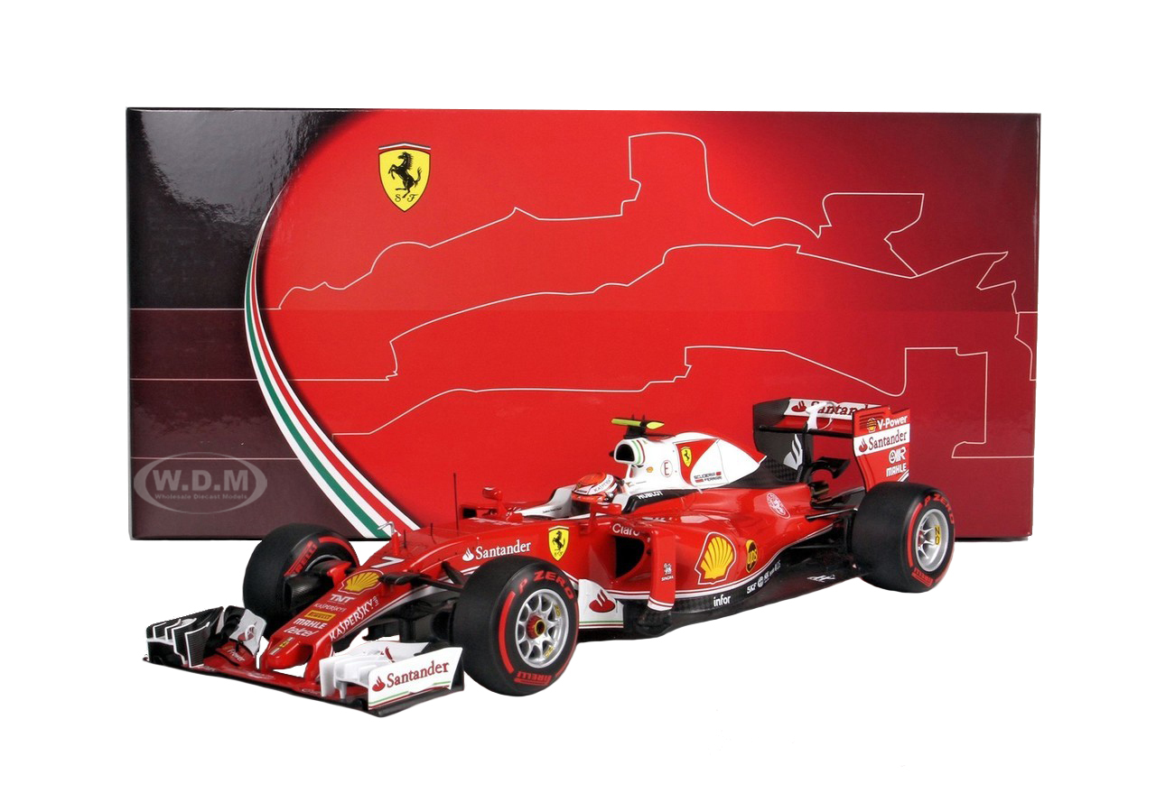 Scuderia Ferrari Sf16-h F1 China Gp 2016 Kimi Raikkonen 7 1/18 Model Car By Bbr
