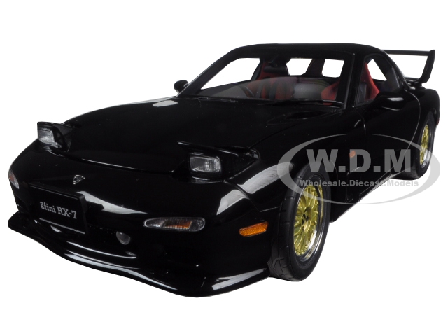 Mazda Rx-7 (fd) Tuned Version Brilliant Black 1/18 Diecast Model Car By Autoart