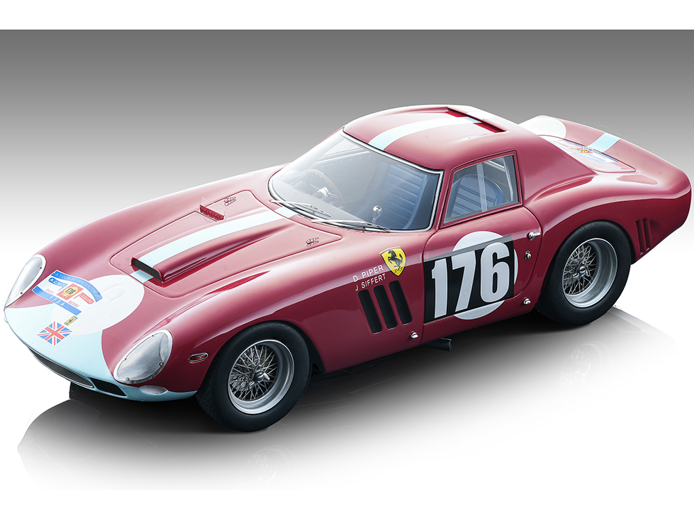 Ferrari 250 GTO #176 Jo Siffert - David Piper Tour de France (1964) Mythos Series Limited Edition to 75 pieces Worldwide 1/18 Model Car by Tecnomodel