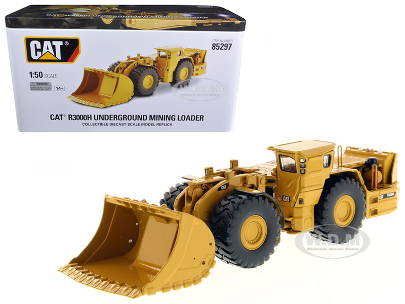 Image of CAT Caterpillar R3000H Underground Wheel Loader with Operator "High Line Series" 1/50 Diecast Model by Diecast Masters