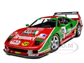 Ferrari F40 40 Competizione 1995 Le Mans Elite Edition 1/18 Diecast Model Car by Hotwheels