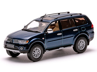 Mitsubishi Pajero Sport Dark Blue Mica 1/43 Diecast Model Car by Vitesse