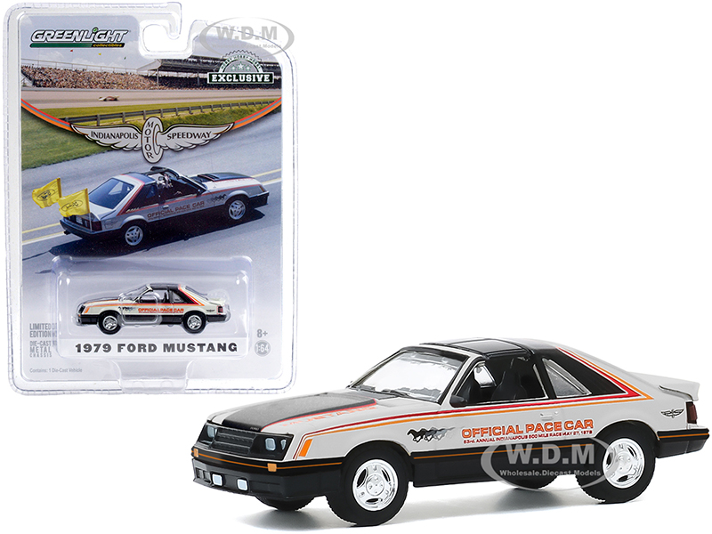 1979 Ford Mustang Official Pace Car "63rd Annual Indianapolis 500 Mile Race" "Hobby Exclusive" 1/64 Diecast Model Car by Greenlight