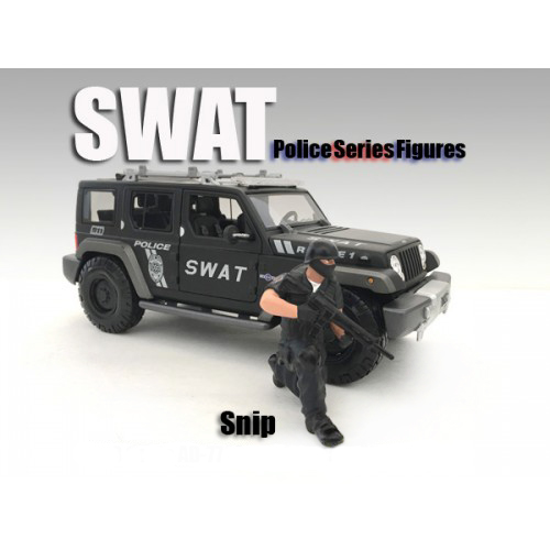 Swat Team Snip Figure For 124 Scale Models By American Diorama