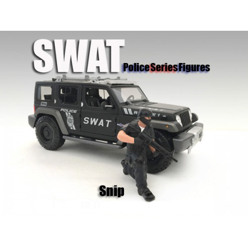 SWAT Team Snip Figure For 1:24 Scale Models by American Diorama