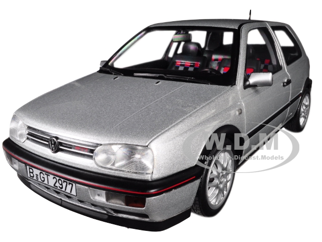 Image of 1996 Volkswagen Golf GTI Silver "20th Anniversary Edition" 1/18 Diecast Model Car by Norev