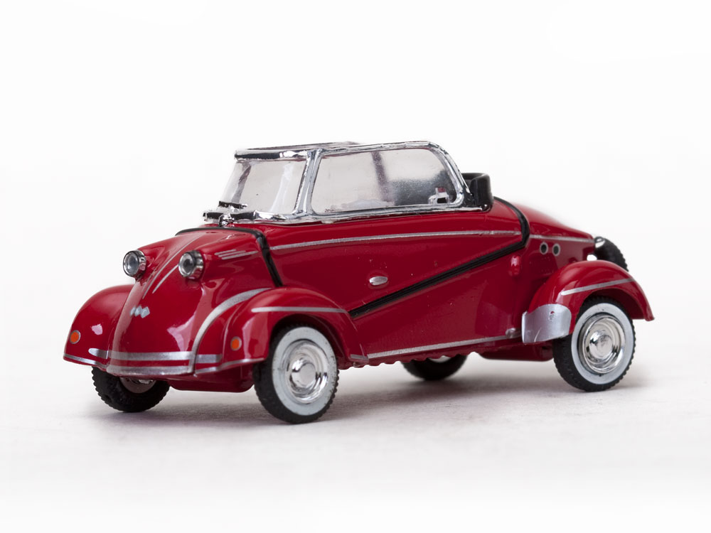 1958 Messerschmitt "tiger" Tg500 Convertible Red 1/43 Diecast Model Car By Vitesse