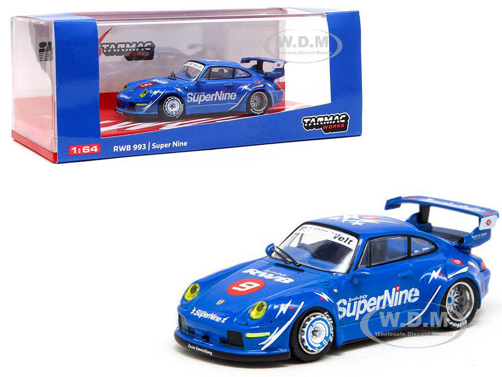 Image of Porsche 993 RWB 9 "Illest Asia SuperNine" 1/64 Diecast Model Car by Tarmac Works