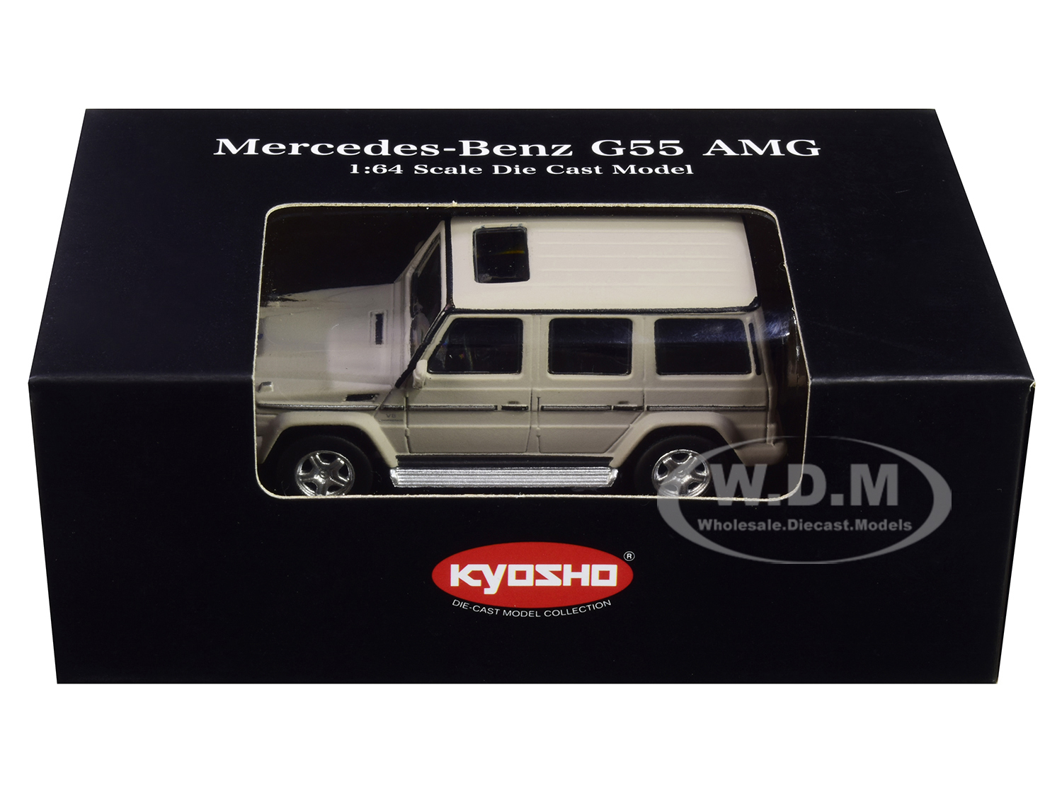Mercedes Benz G55 AMG Gray 1/64 Diecast Model Car by Kyosho