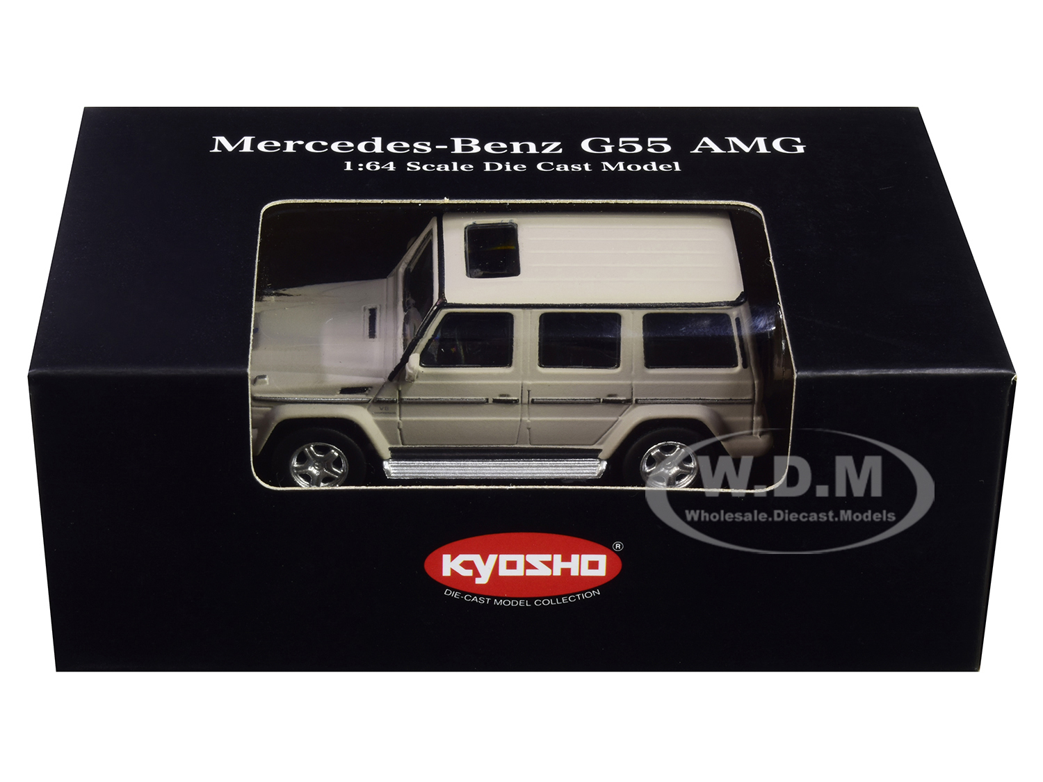 Mercedes Benz G55 Amg Gray 1/64 Diecast Model Car By Kyosho