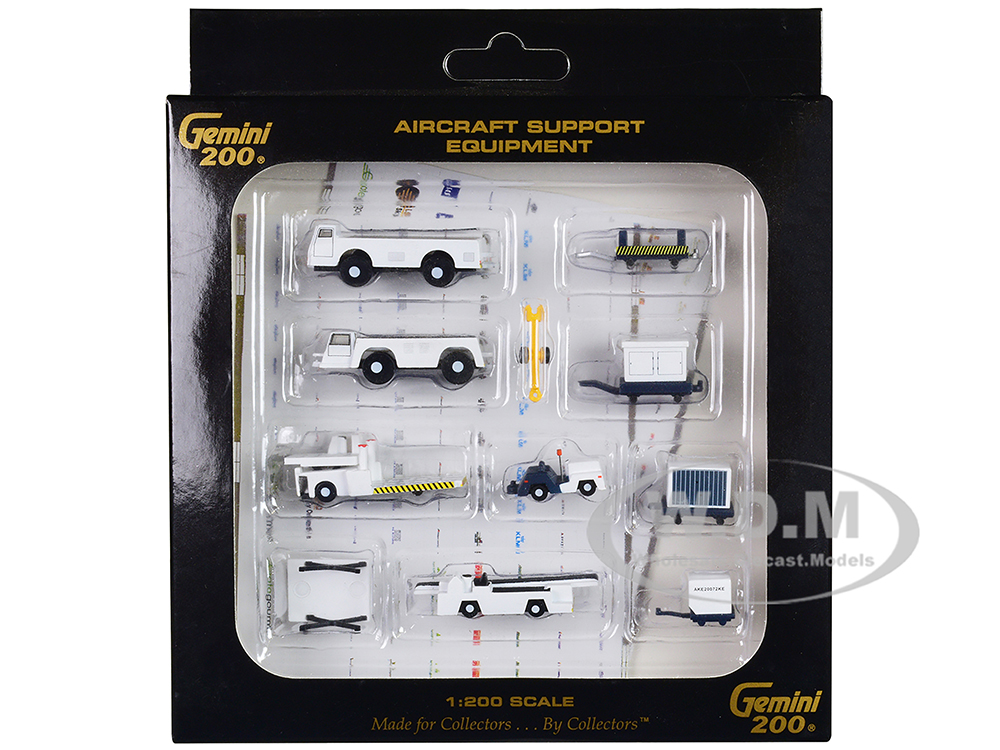 Airport Support Equipment Set of 10 pieces 