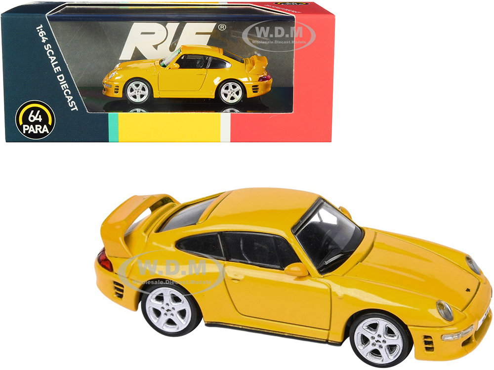 RUF CTR2 Blossom Yellow 1/64 Diecast Model Car by Paragon Models
