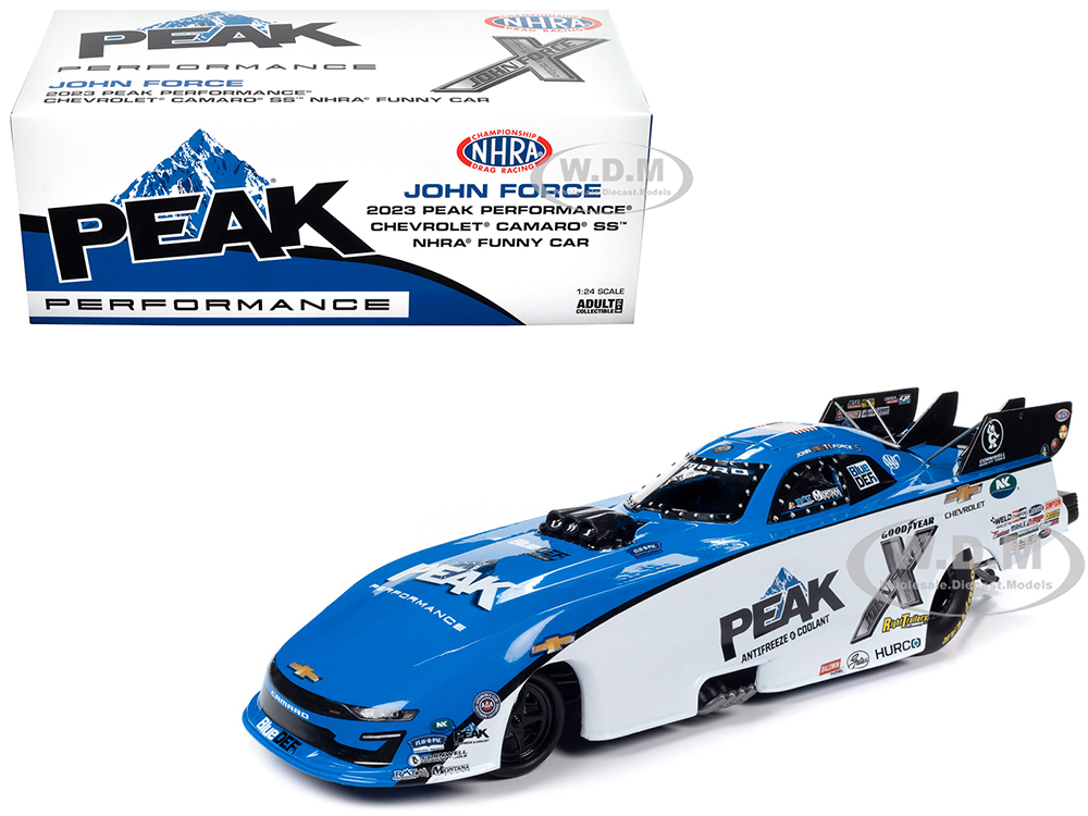Chevrolet Camaro SS NHRA Funny Car John Force "Peak Performance" (2023) "John Force Racing" Limited Edition to 846 pieces Worldwide 1/24 Diecast Mode
