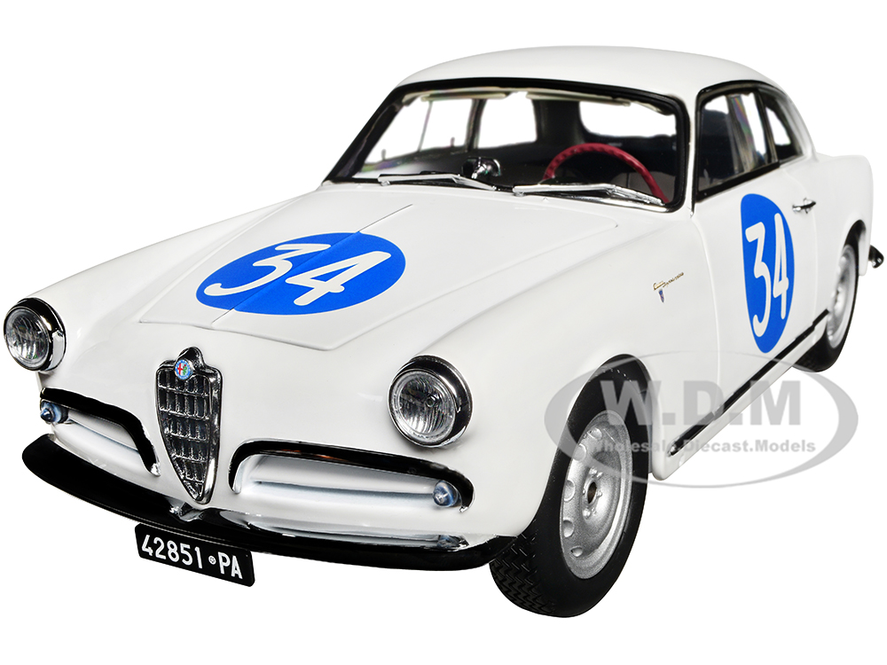 Alfa Romeo Giulietta SV 34 Emanuele - Aldebaran Targa Florio (1960) 1/18 Diecast Model Car By Kyosho