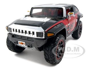 2008 Hummer HX Concept  Black/Red "All Stars" 1/24 Diecast Model Car by Maisto