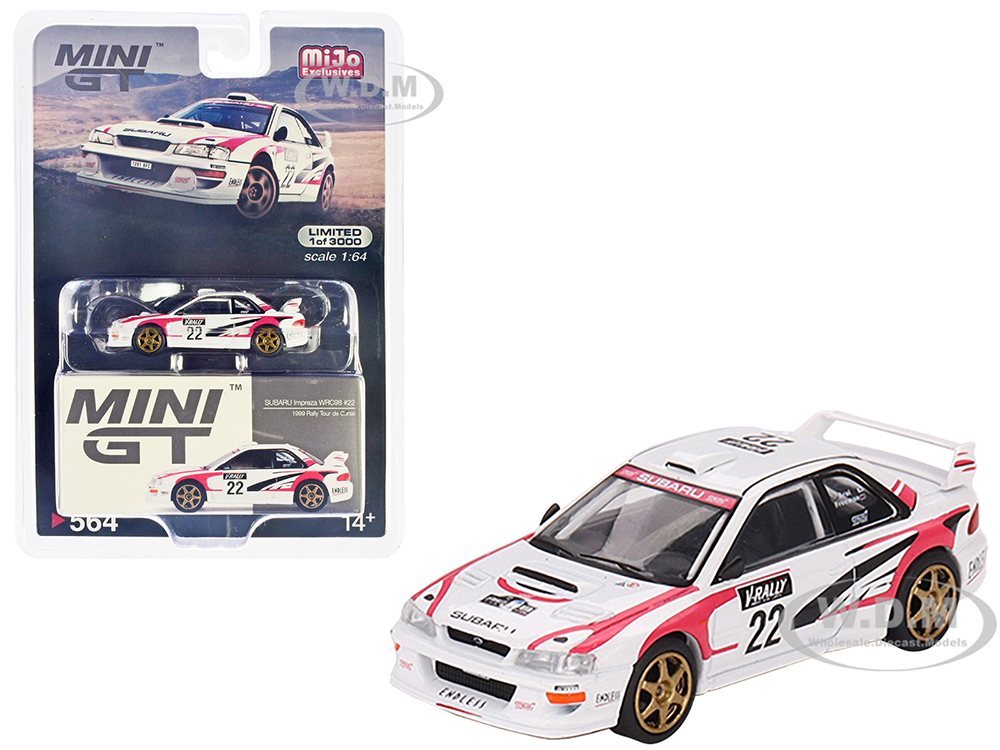 Subaru Impreza WRC98 22 Toshi Arai - Roger Freeman 