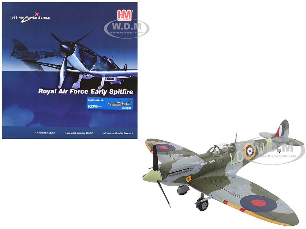 Supermarine Spitfire Mk Vb Fighter Aircraft "BM124 Squadron Leader Brendan Paddy Finucane No. 602 Squadron" (1942) Royal Air Force "Air Power Series"