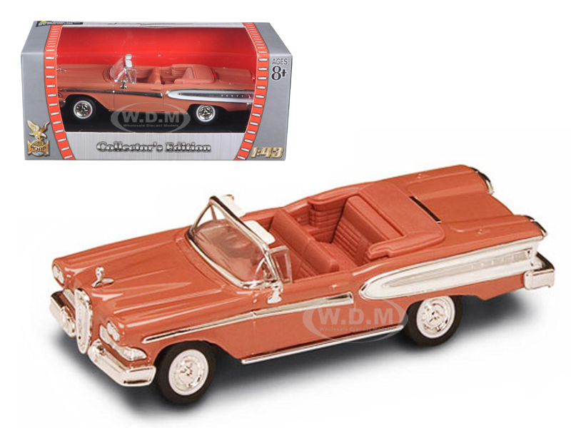 1958 Edsel Citation Brown 1/43 Diecast Car by Road Signature