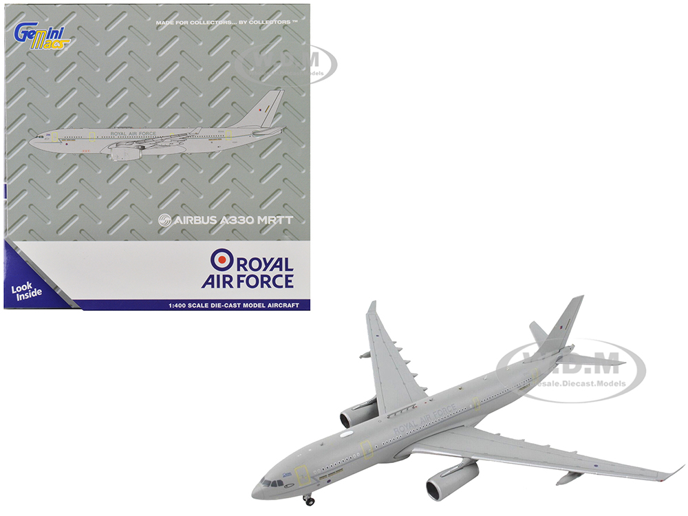 Airbus A330 MRTT Tanker Aircraft Royal Air Force Gray Gemini Macs Series 1/400 Diecast Model Airplane by GeminiJets