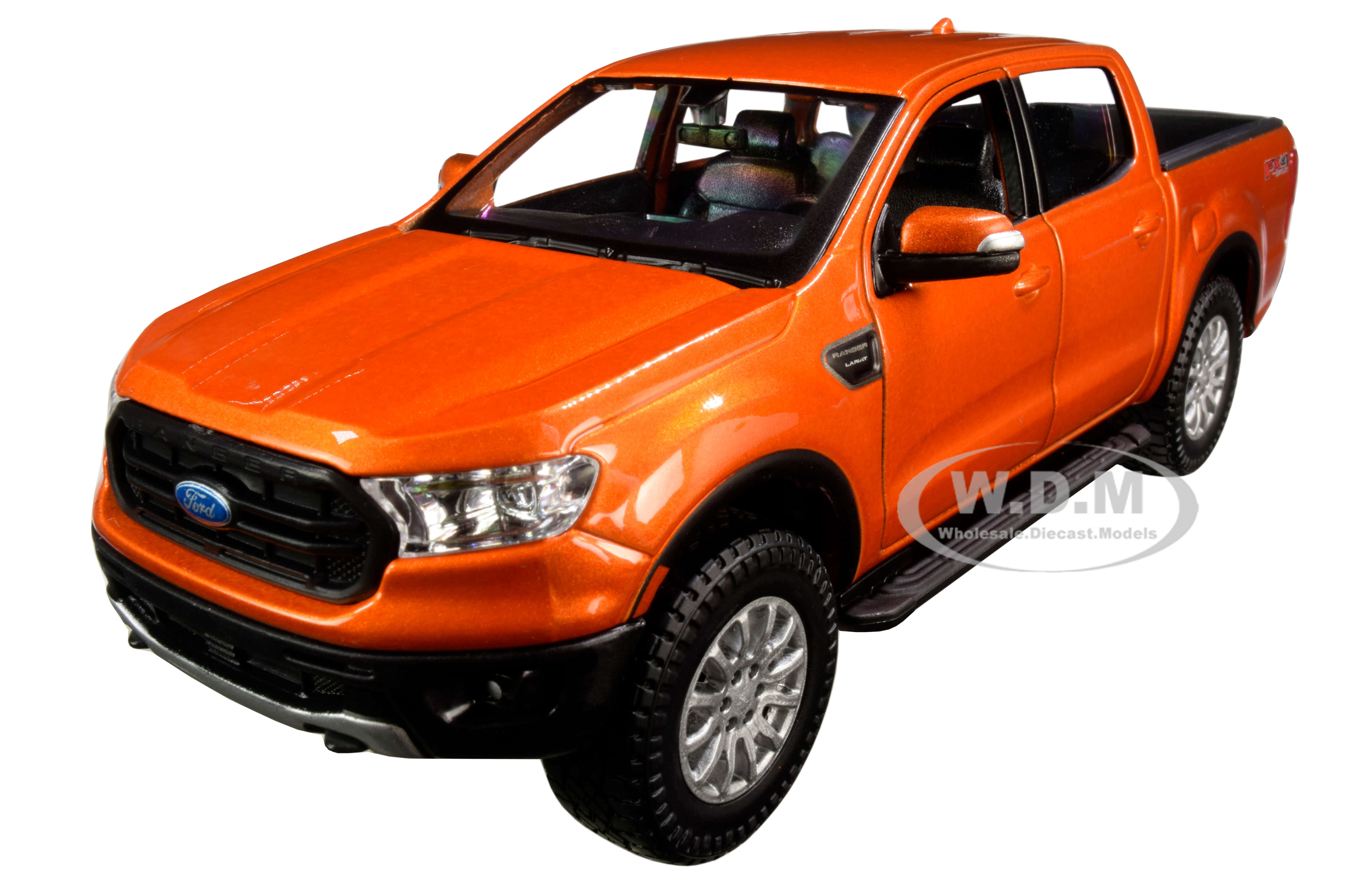 2019 Ford Ranger FX4 Off Road Pickup Truck Copper Orange Metallic 1/27 Diecast Model Car by Maisto