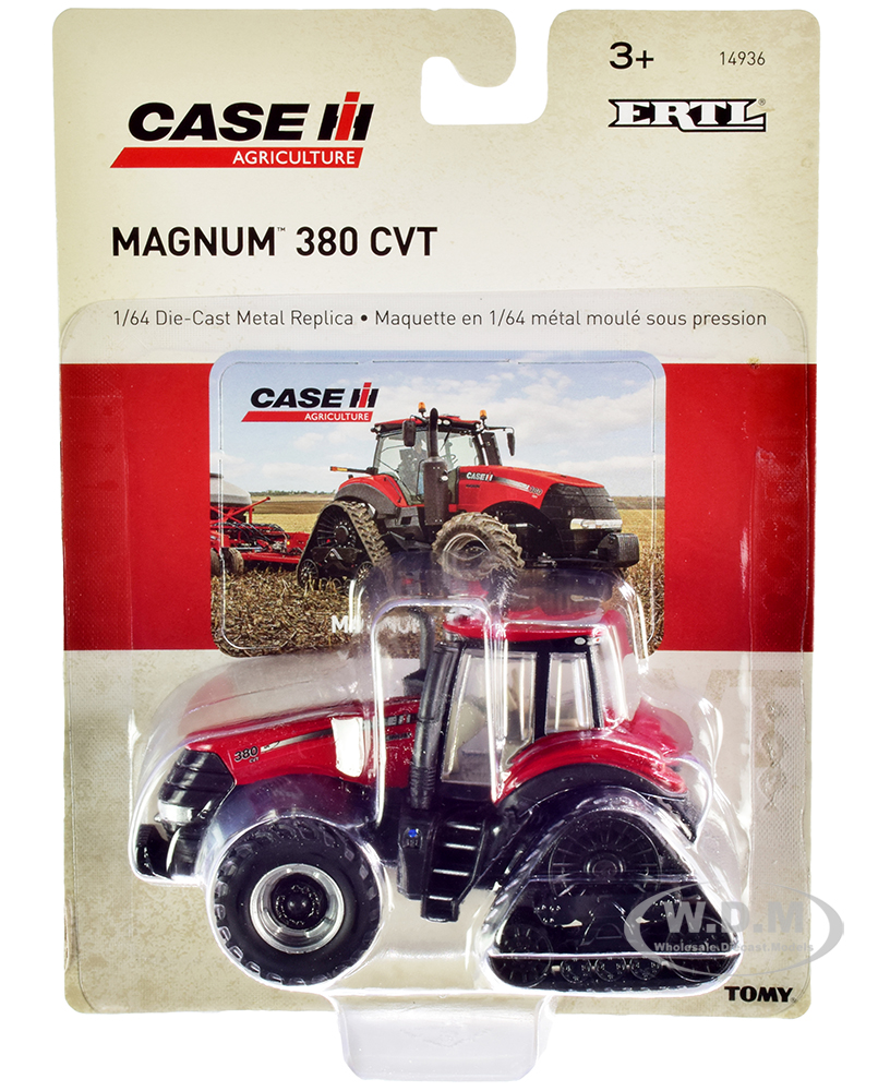 Image of Case IH Magnum 380 CVT Rowtrac Tractor Red "Case IH Agriculture" 1/64 Diecast Model by ERTL TOMY