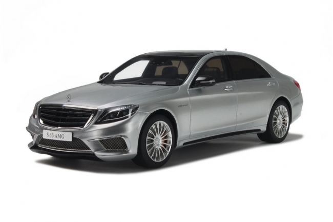 2016 Mercedes Amg S65 Grey Limited Edition To 1500pcs 1/18 Model Car By Gt Spirit