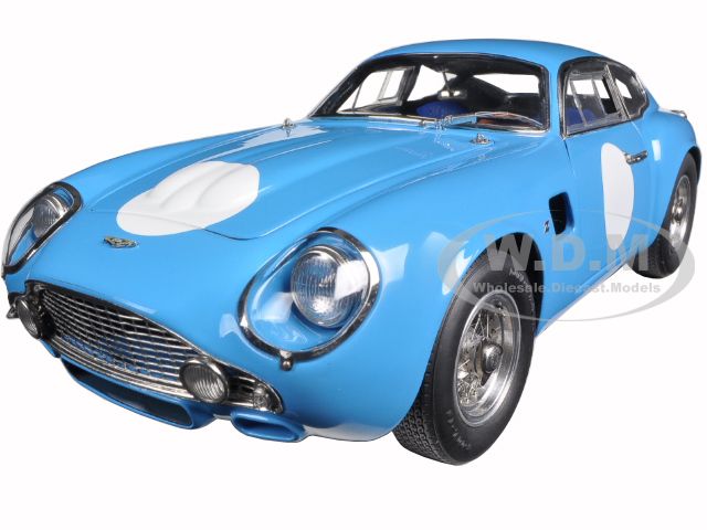1961 Aston Martin Db4 Gt Zagato Blue Limited To 1500pc 1/18 Diecast Car Model By Cmc