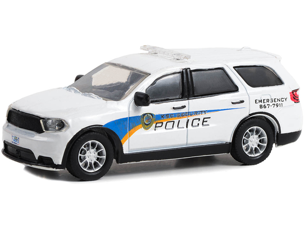 2017 Dodge Durango White "Kennedy Space Center" (KSC) Security Police Traffic Enforcement "Hobby Exclusive" 1/64 Diecast Model by Greenlight