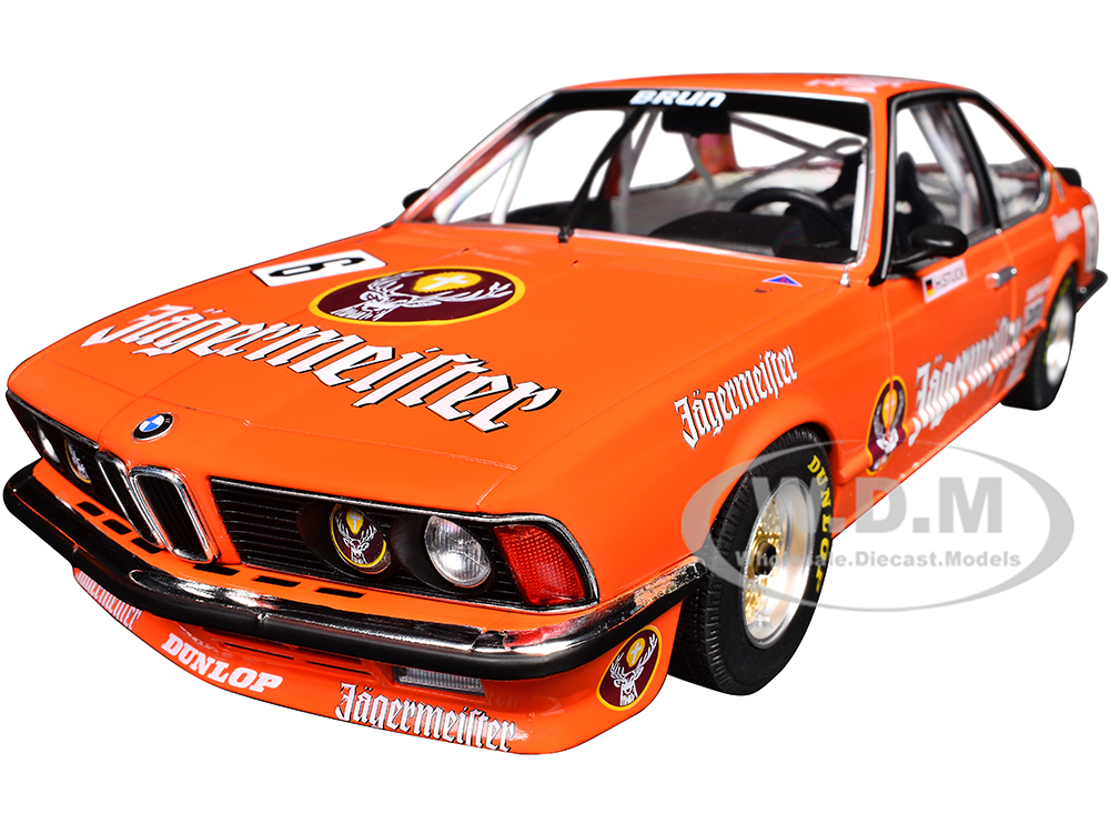 BMW 635 CSI (E24) #6 Hans-Joachim Stuck Jagermeister European Touring Car Championship (1984) Competition Series 1/18 Diecast Model Car by Solido