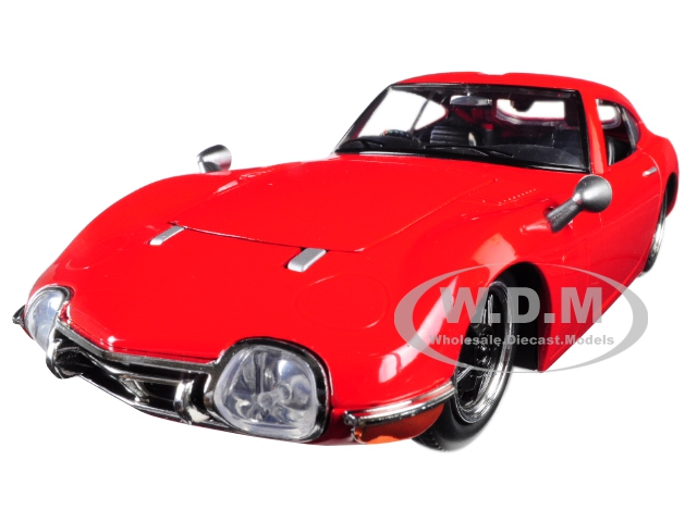 1967 Toyota 2000gt Coupe Red "jdm Tuners" 1/24 Diecast Model Car By Jada