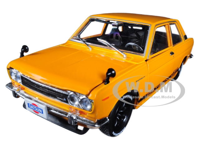 1970 Datsun 510 Bronze Yellow "auto-japan" 1/24 Diecast Model Car By M2 Machines