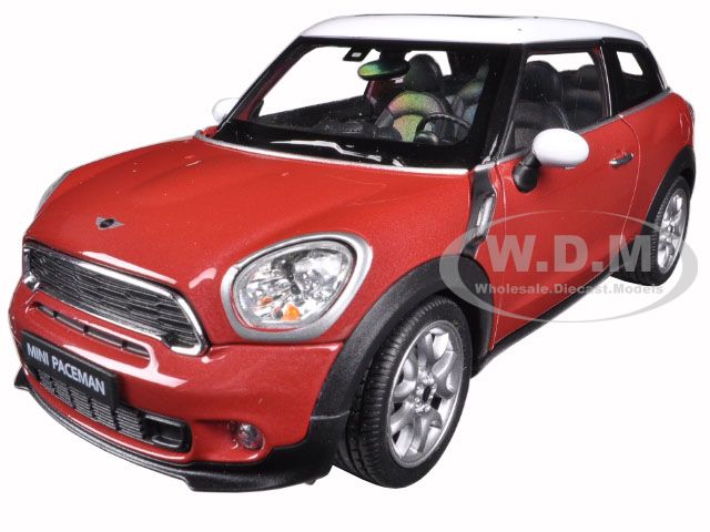 Mini Cooper S Paceman Red 1/24 Diecast Model Car By Welly