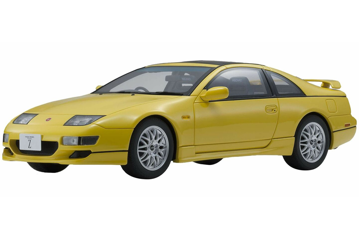 Image of Nissan Fairlady Z Version R 2by2 RHD (Right Hand Drive) Yellow 1/18 Model Car by Kyosho
