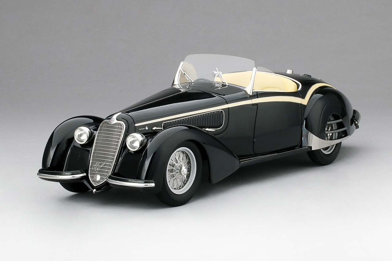 1938 Alfa Romeo 8C 2900B Loungo Touring Spider Collection dElegance  1/18 Model Car by True Scale Miniatures