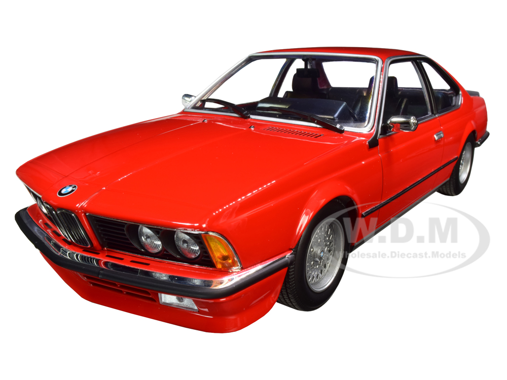 1982 BMW 635 CSi Red Limited Edition to 504 pieces Worldwide 1/18 Diecast Model Car by Minichamps
