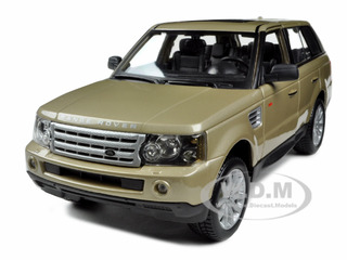 Range Rover Sport Gold 1/18 Diecast Model Car By Bburago