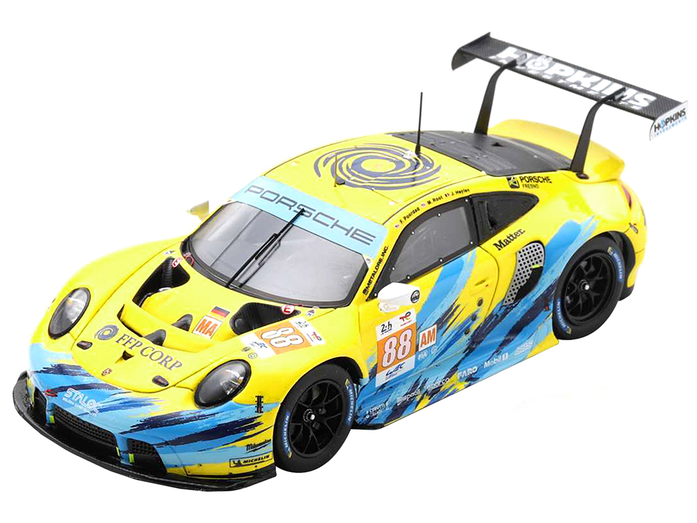 Porsche 911 RSR-19 #88 Fred Poordad - Maxwell Root - Jan Heylen Dempsey-Proton Racing GTE Am 24 Hours of Le Mans (2022) with Acrylic Display Case 1/18 Model Car by Spark