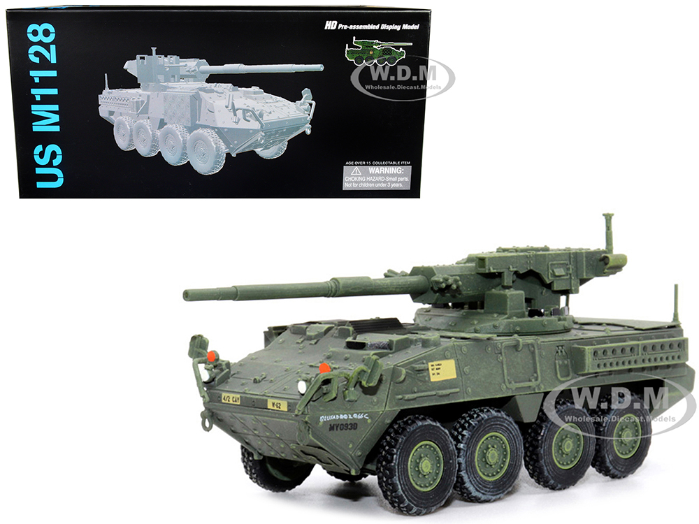 United States M1128 Stryker MGS (Mobile Gun System) 2011 Late Version Mod. 2nd CAV. Germany (2020) NEO Dragon Armor Series 1/72 Plastic Model by Dragon Models
