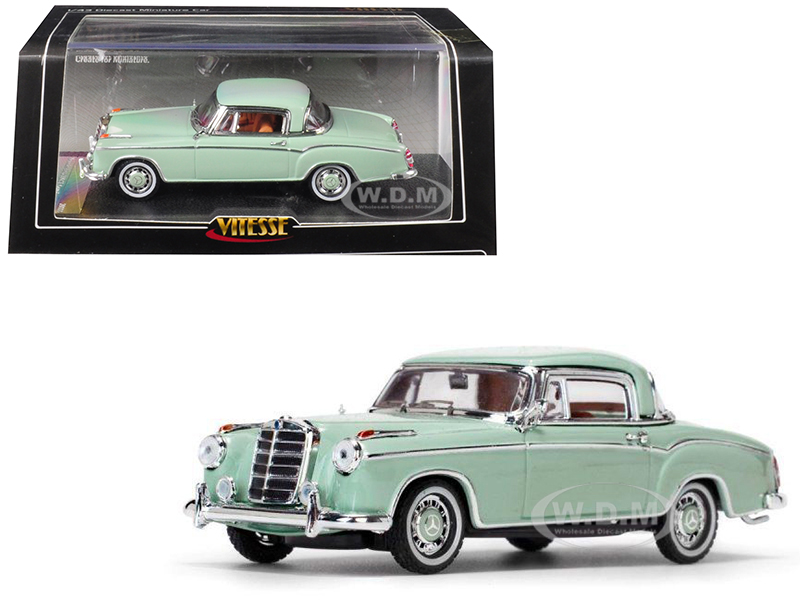1958 Mercedes Benz 220 SE Coupe Green 1/43 Diecast Model Car by Vitesse