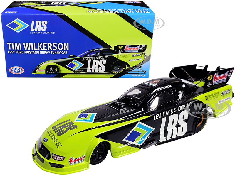 Image of 2020 LRS Ford Mustang Tim Wilkerson "LRS" NHRA Funny Car 1/24 Diecast Model Car by Autoworld