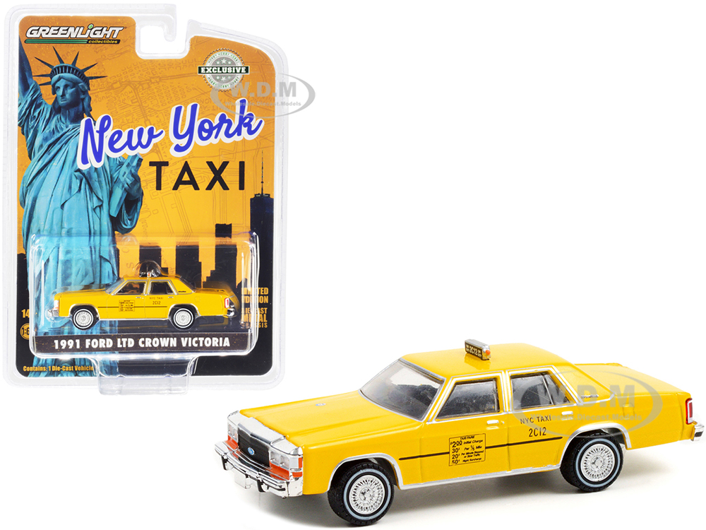 1991 Ford LTD Crown Victoria Yellow 