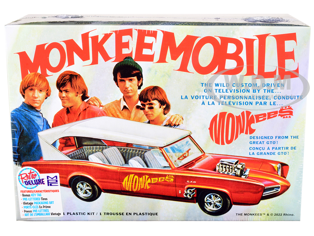 Skill 2 Model Kit Monkeemobile "The Monkees" (1966-1968) TV Series 1/25 Scale Model Car by MPC