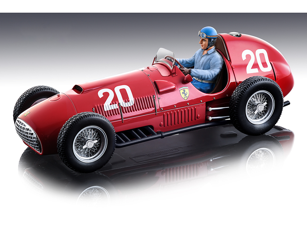 Ferrari 375 20 Alberto Ascari Formula One F1 Swiss GP (1951) with Driver Figure "Mythos Series" Limited Edition to 60 pieces Worldwide 1/18 Model Car