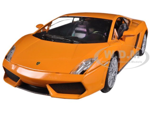 Lamborghini Gallardo Lp-560-4 Orange 1/24 Diecast Model Car By Motormax