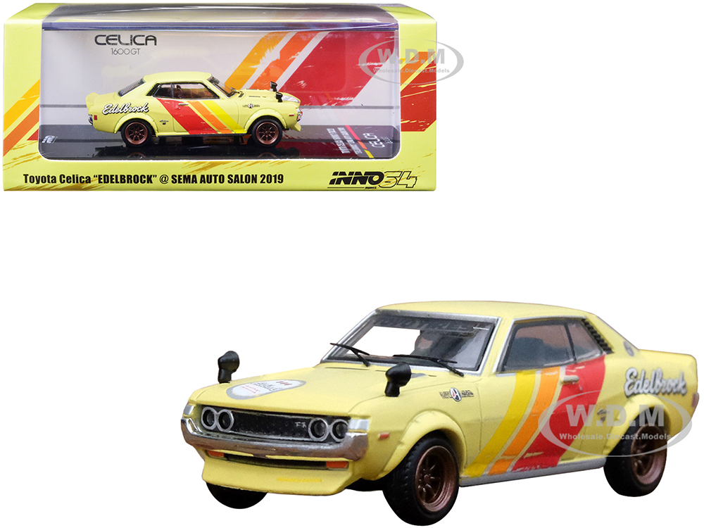 Toyota Celica 1600GT (TA22) Yellow with Stripes (Weathered) 